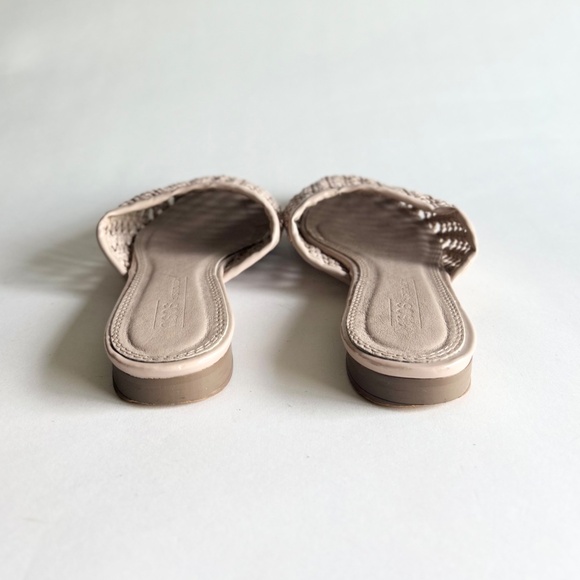 ASOS Shoes Cream Patent Leather Weaving Mules size 6 - Picture 9 of 13